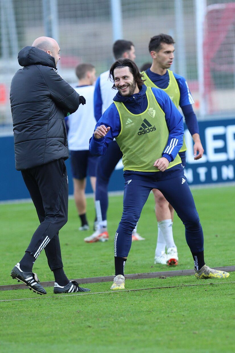 Último entrenamiento de Osasuna de este 2023