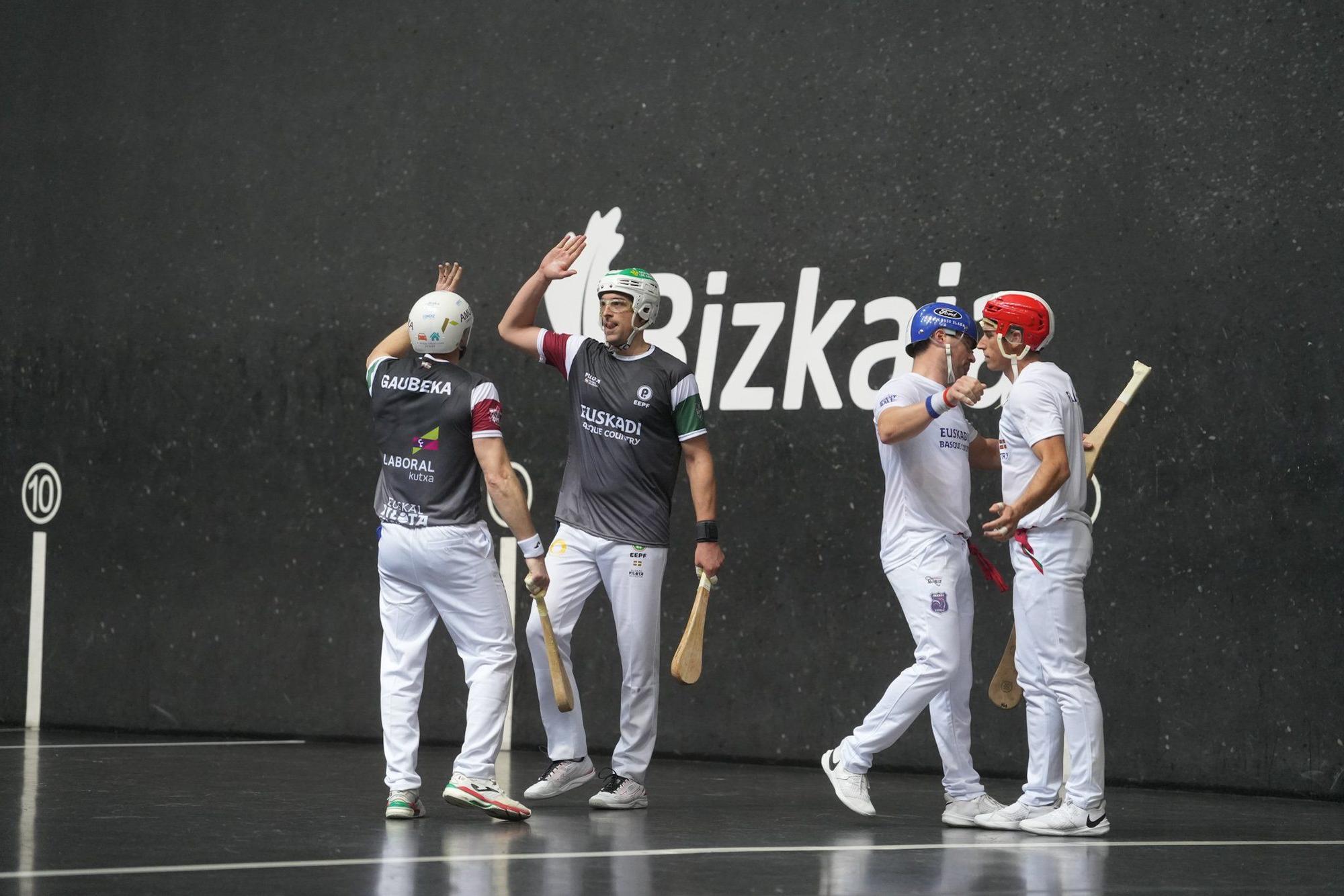 Gaubeka e Imanol superan a Necol-Brefel en la primera jornada de la Liga de Naciones en Bilbao.