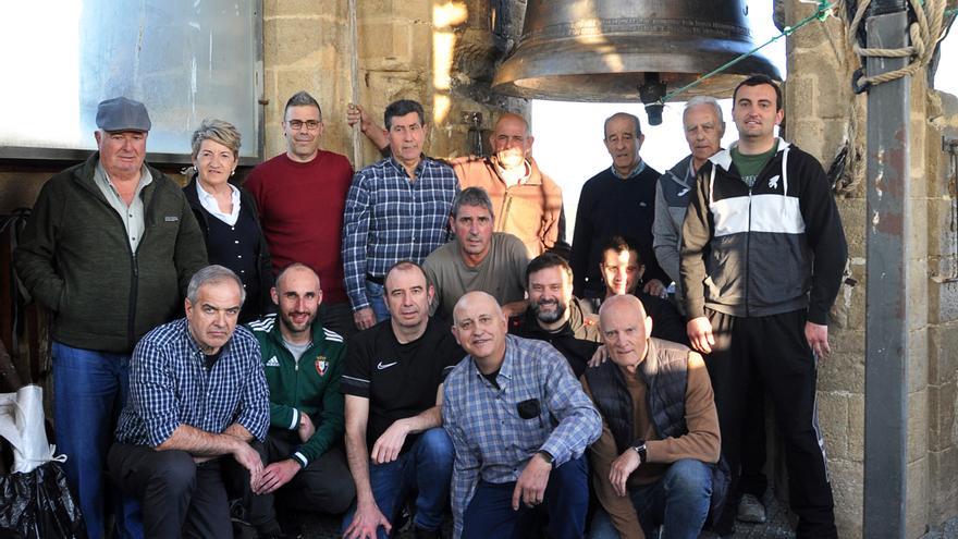 El Cerco de Artajona recupera su sonido con una nueva campana