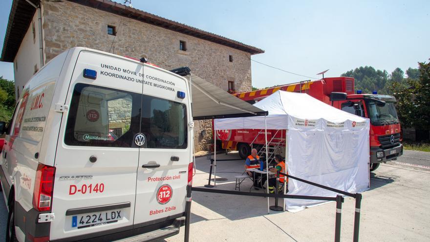 El incendio de Ezkabarte obliga a suspender la Fiesta del Valle prevista este sábado en Makirriain