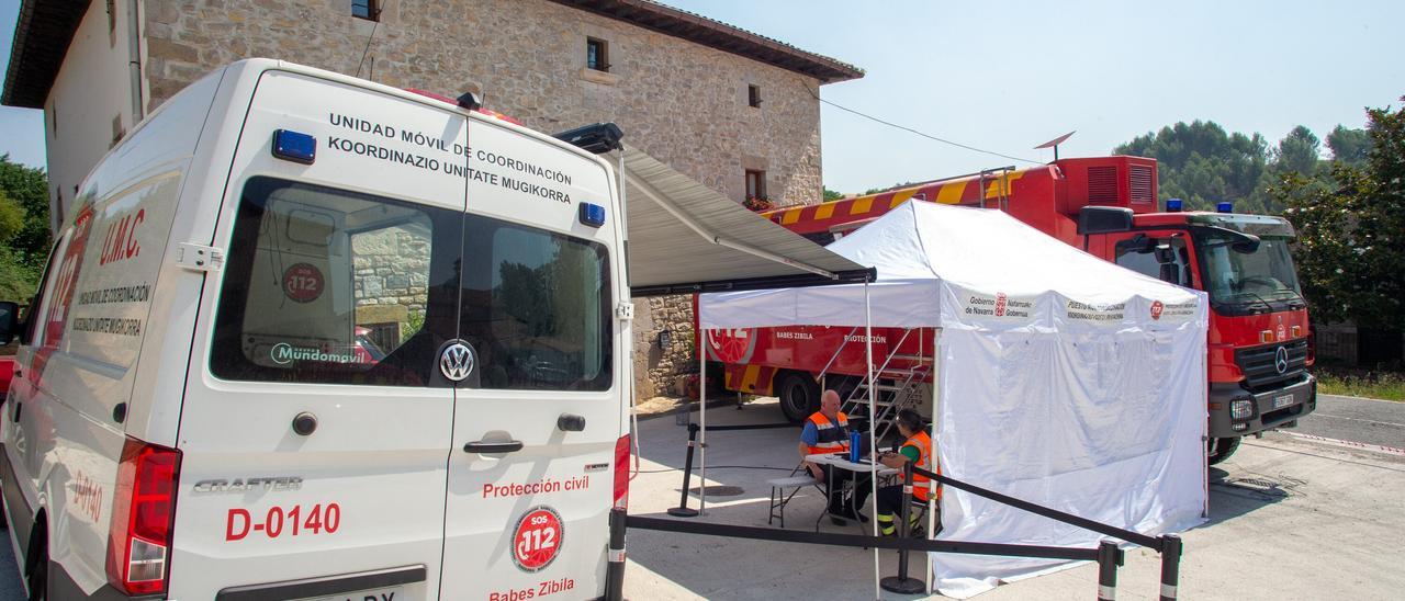 El incendio de Ezkabarte obliga a suspender la Fiesta del Valle prevista este sábado en Makirriain