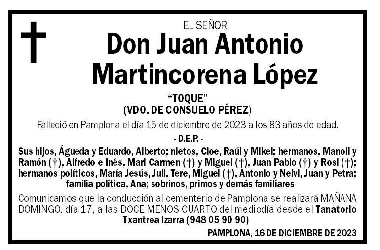 Juan Antonio Martincorena López