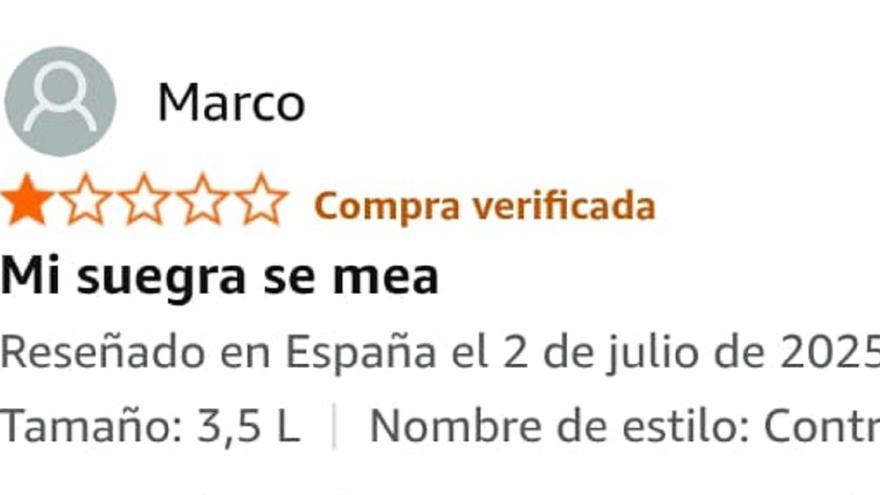 Compra un climatizador en Amazon y la reseña que escribe arrasa: &quot;Mi suegra se mea&quot;