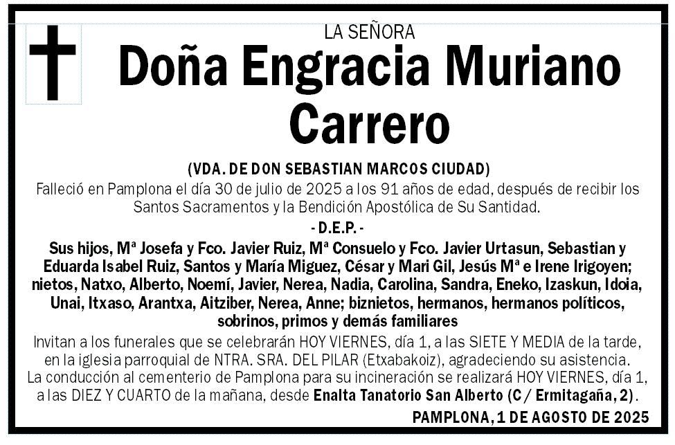 Engracia Muriano Carrero