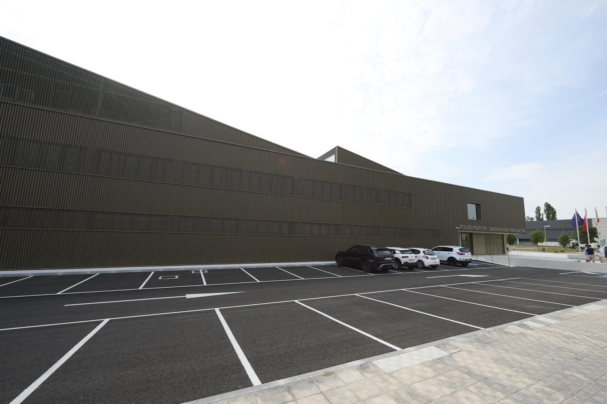 Fotos del nuevo polideportivo de Valle de Egüés