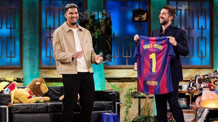 La profunda reflexión del futbolista Ronald Araújo en 'La Revuelta' sobre su salud mental: "Me cambió la vida"