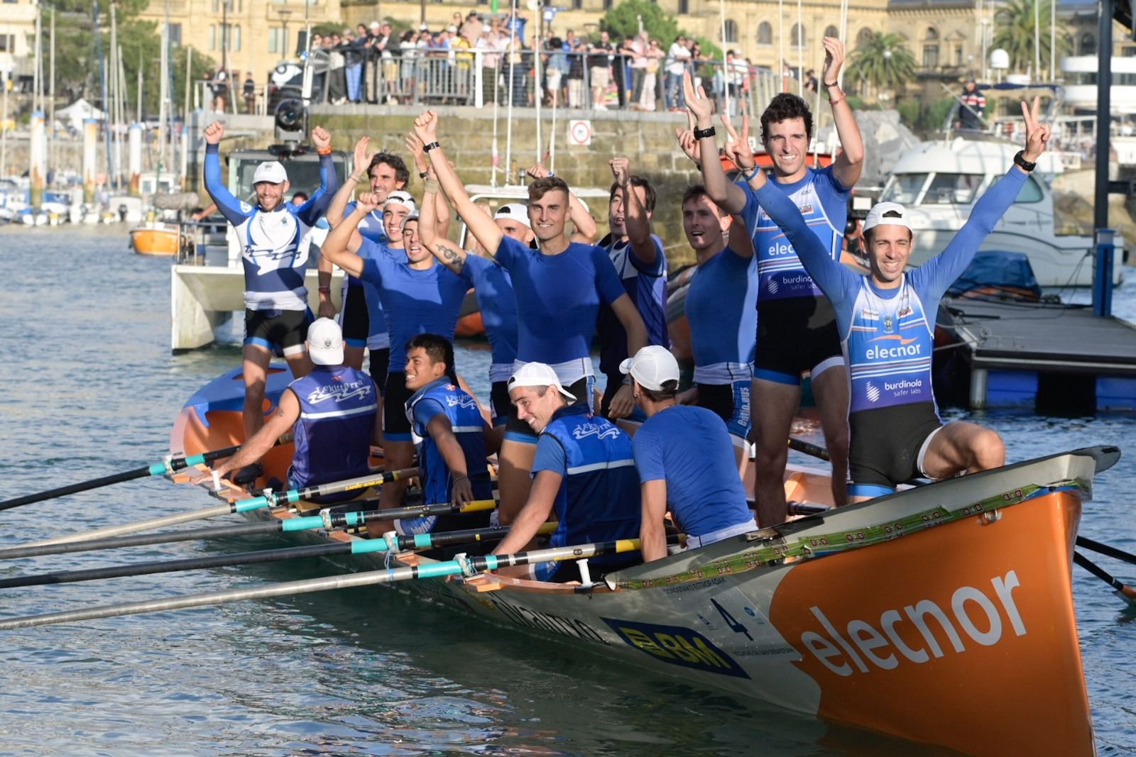 En imágenes: regata clasificatoria para la Bandera de La Concha