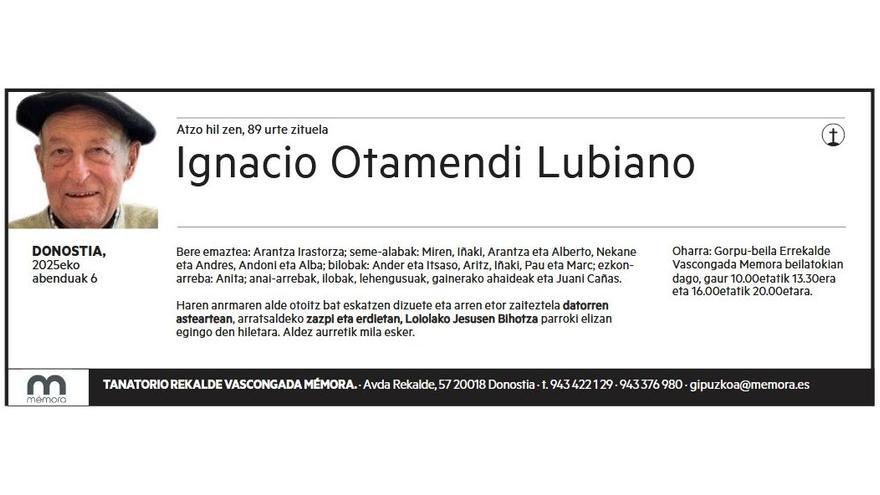 IGNACIO OTAMENDI LUBIANO