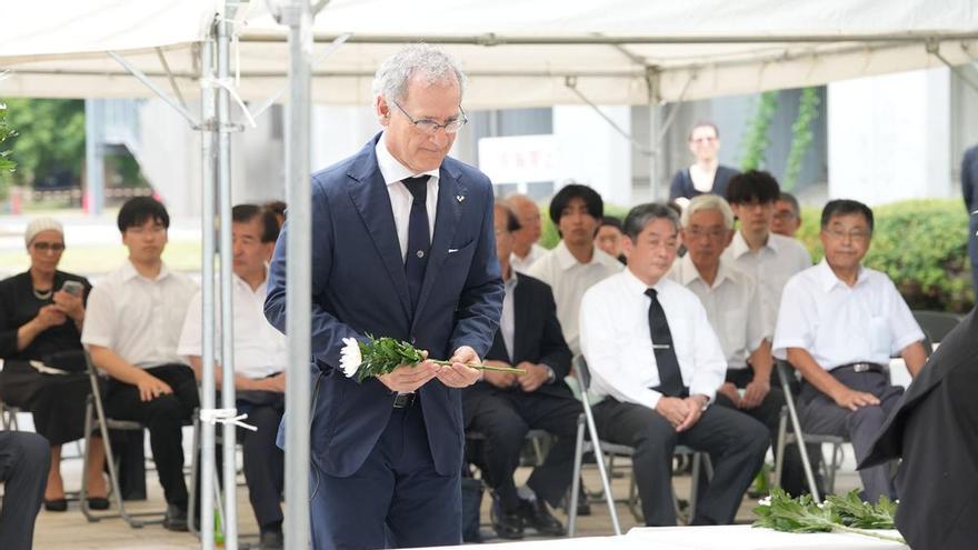 La EHU firma la declaración por la paz en Hiroshima en el aniversario del lanzamiento de la bomba nuclear
