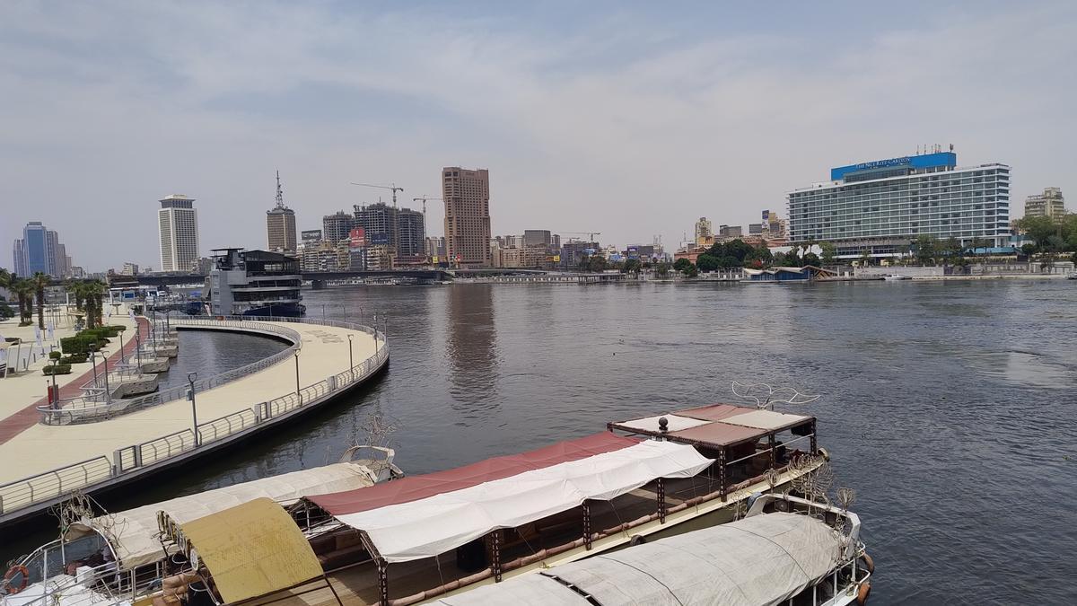 Vista de El Cairo, a orillas del Nilo.