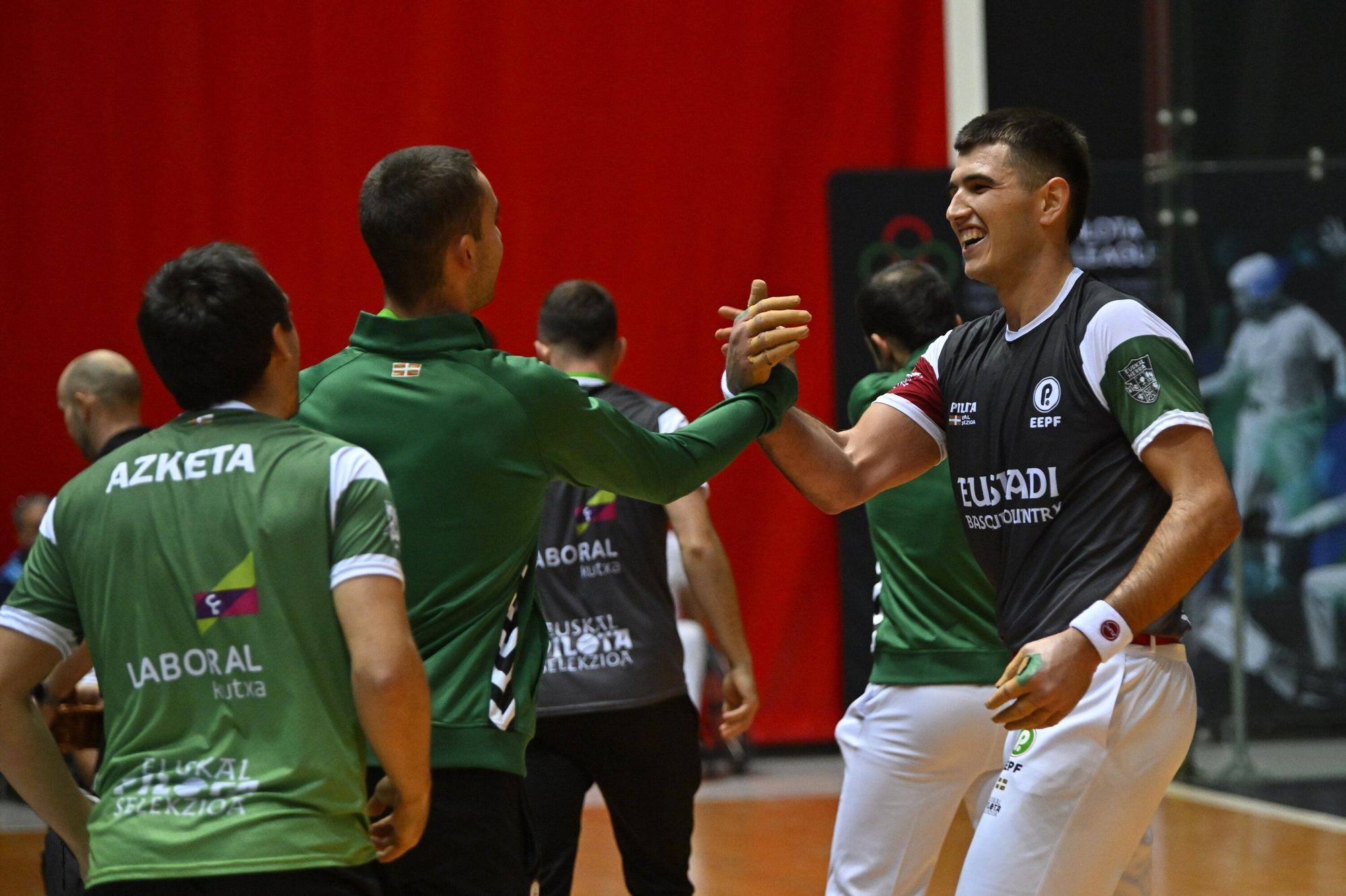 En imágenes: Lizeaga supera a Arribillaga en la final de la Liga de Naciones de mano individual