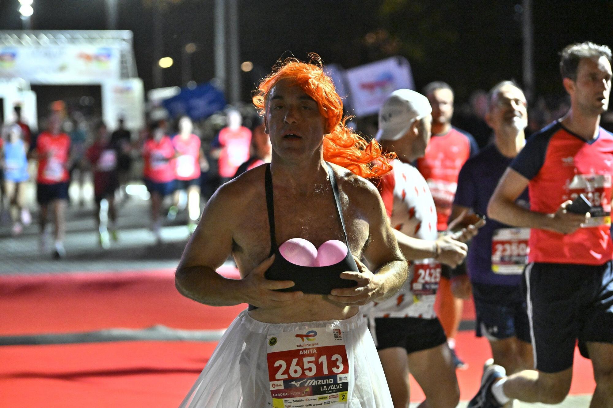 El Bilbao Night Marathon, en imágenes