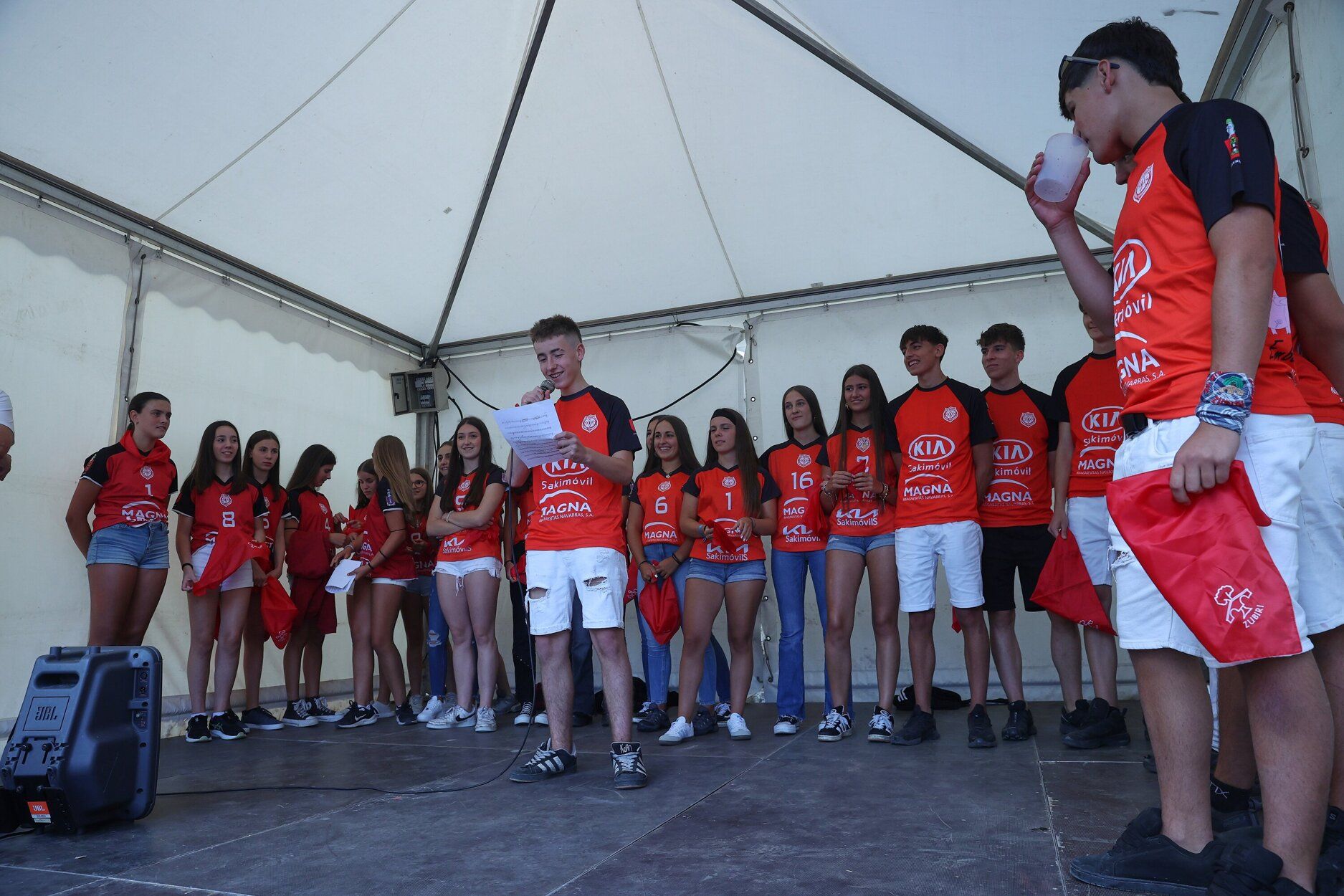 Fotos del cohete de fiestas de Zubiri