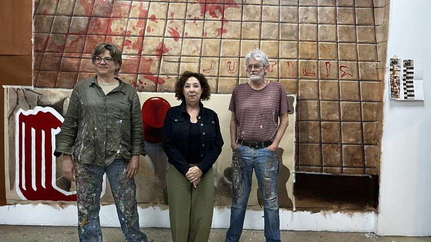 La colaboración ciudadana hace posible el mural del 3 de Marzo