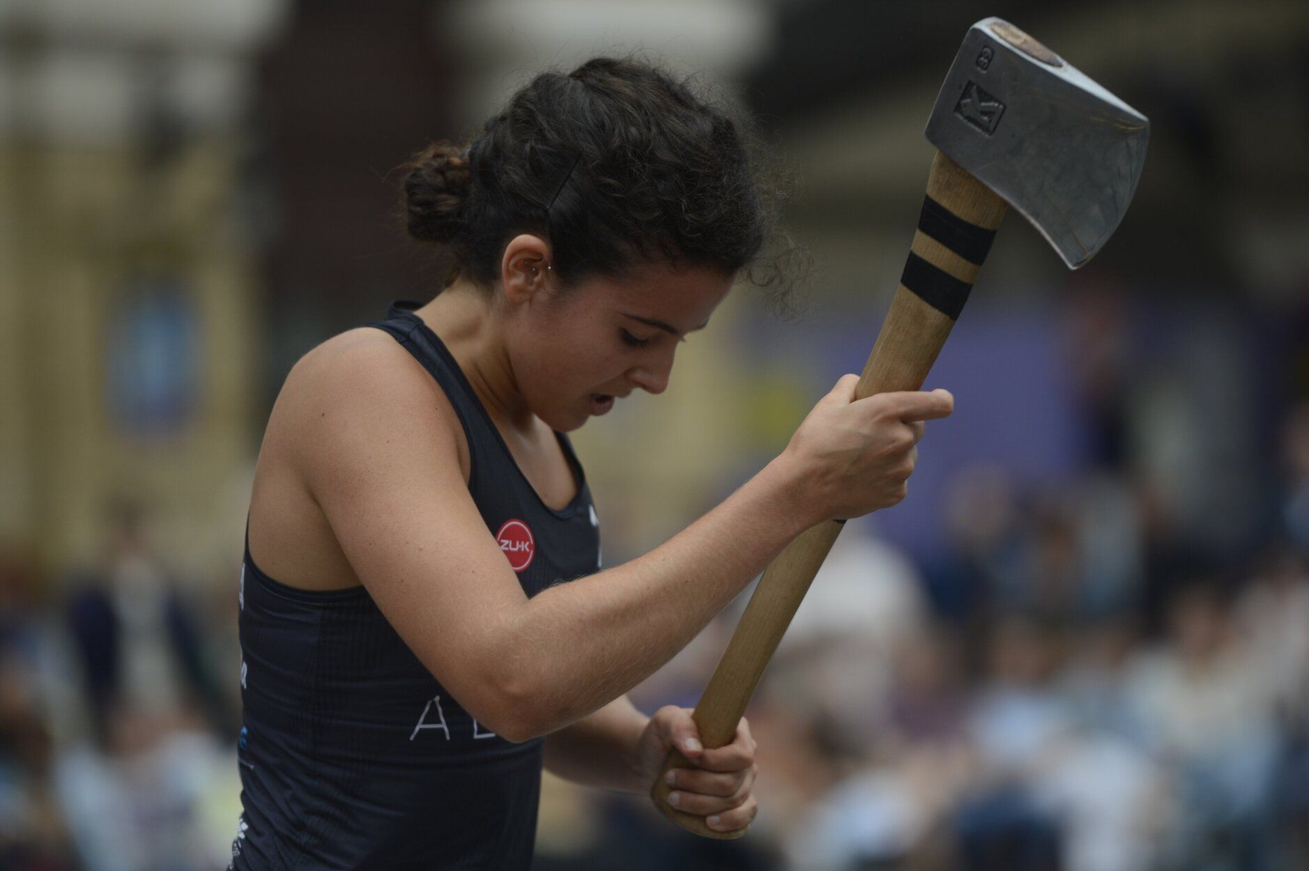 En fotos: herri kirolak en la plaza del Arriaga