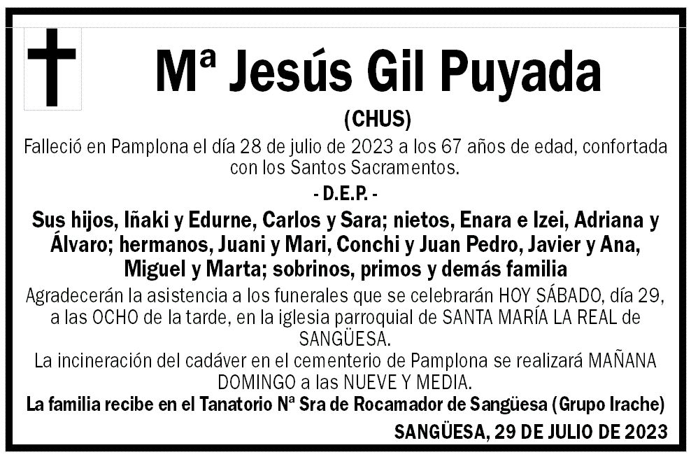 Mª Jesús Gil Puyada