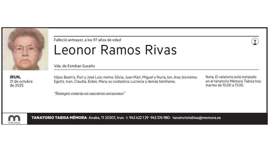 LEONOR RAMOS RIVAS