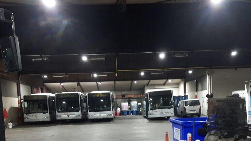 Derrumbe del techo en los vestuarios de Tuvisa