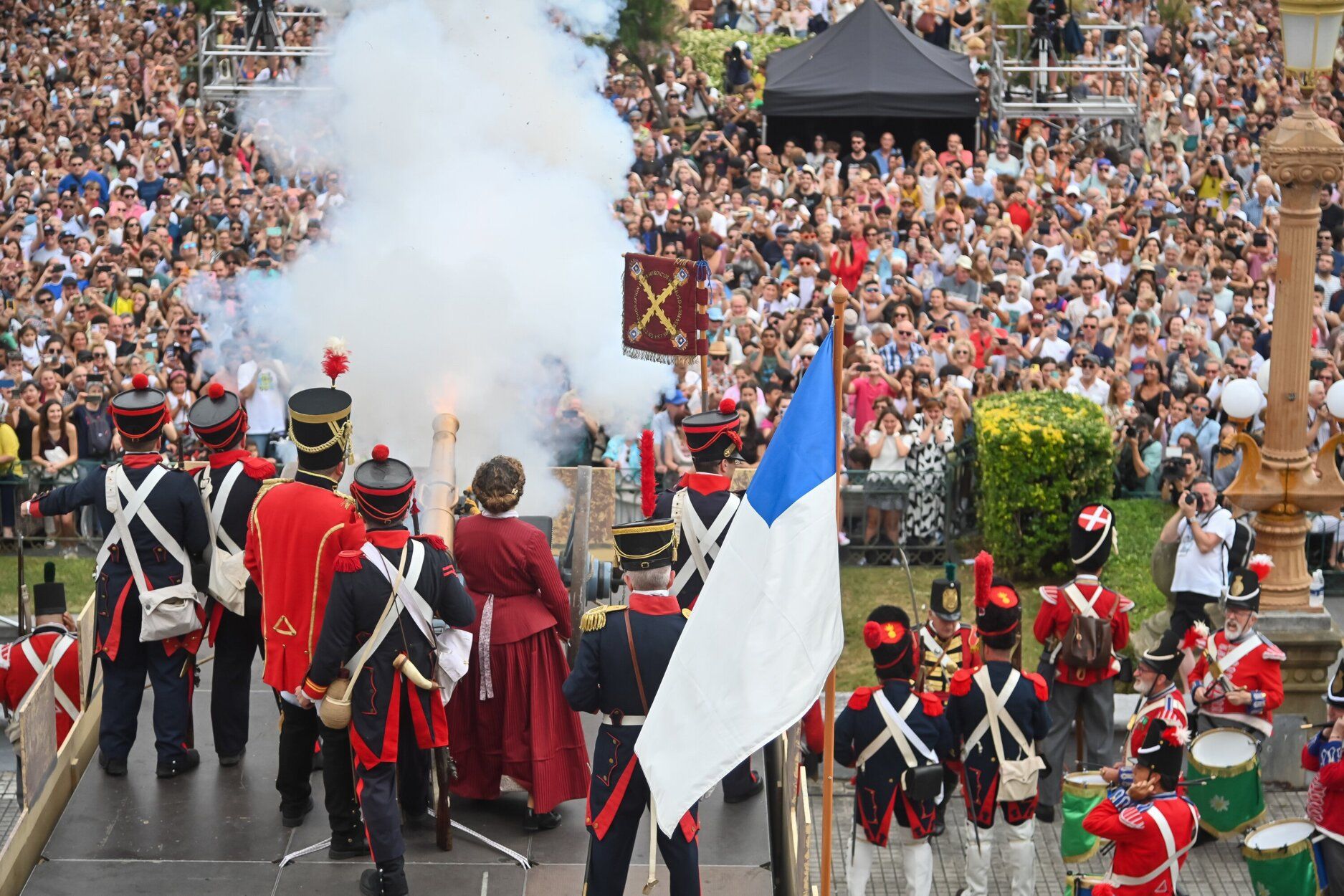 El Cañonazo de la Aste Nagusia donostiarra, en imágenes