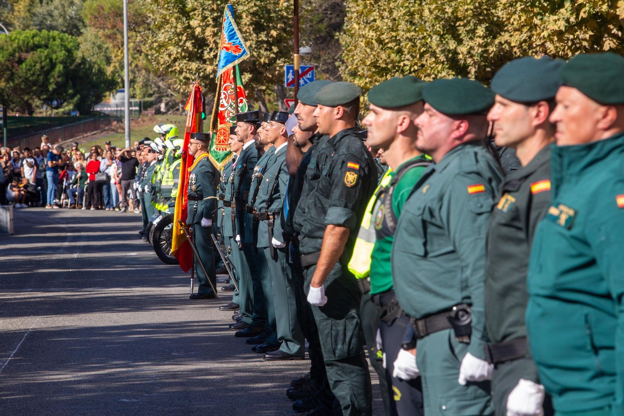 Fotos de la celebración de la Virgen del Pilar por la Guardia Civil de Navarra en Pamplona