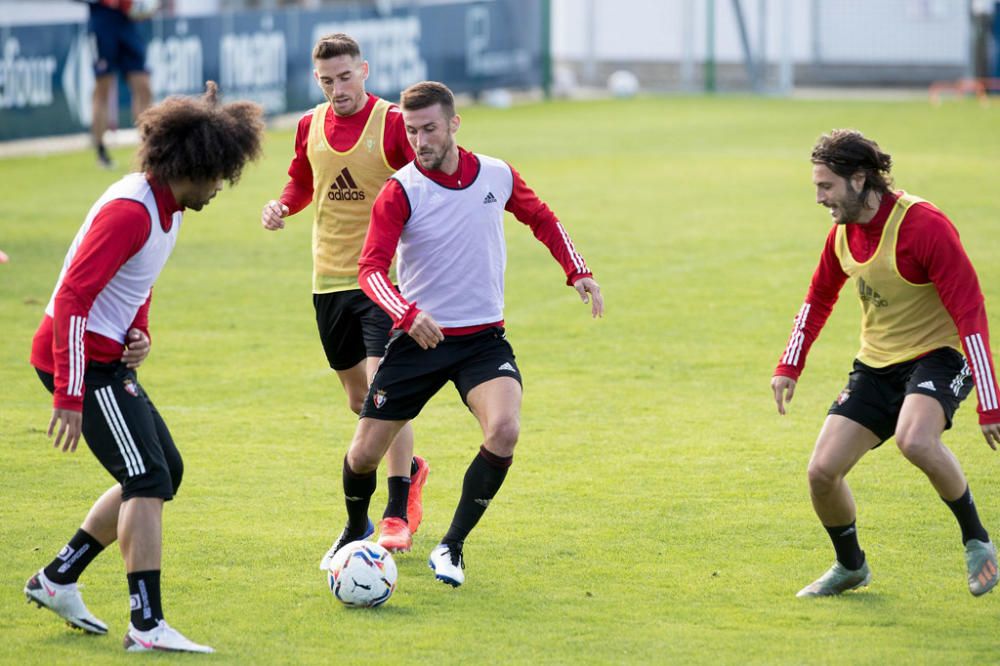 Osasuna vuelve al trabajo en Tajonar