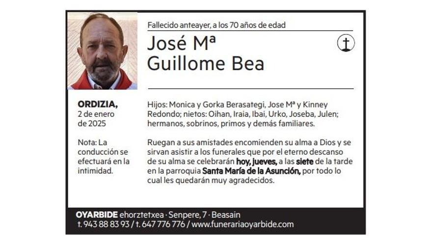 José Mª Guillome Bea
