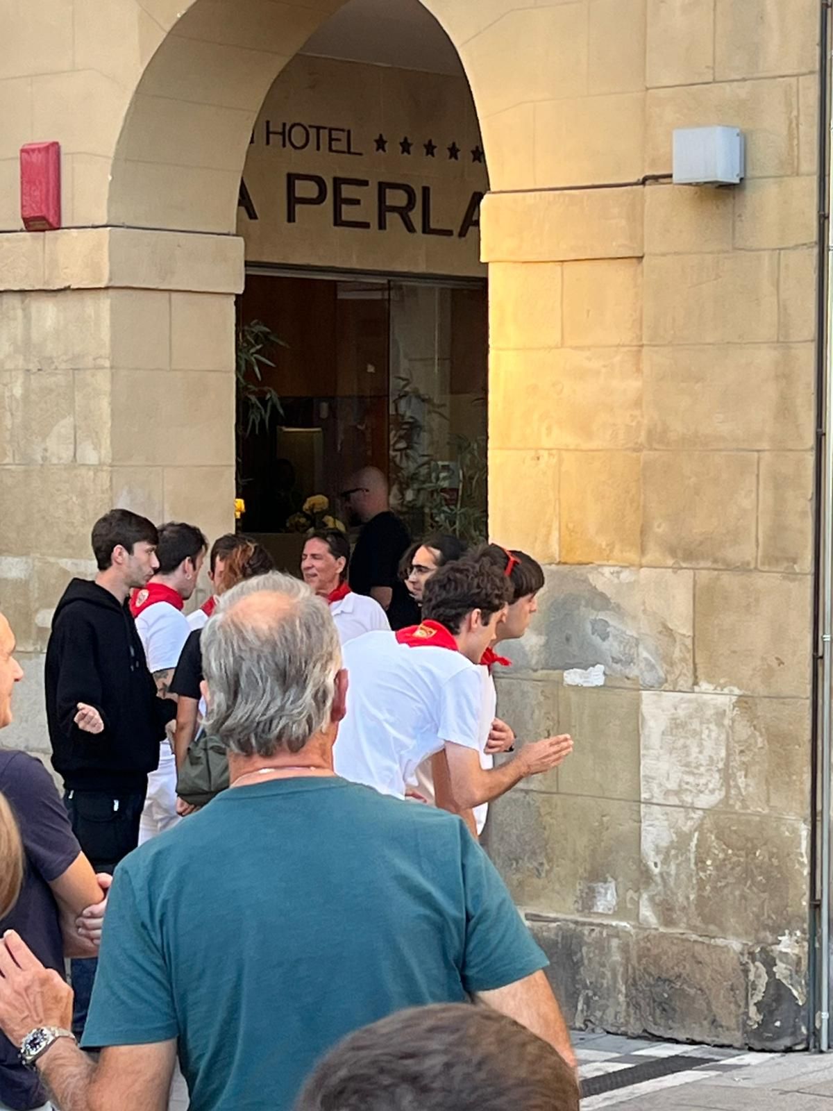Rodaje de 'Buen camino' en Pamplona