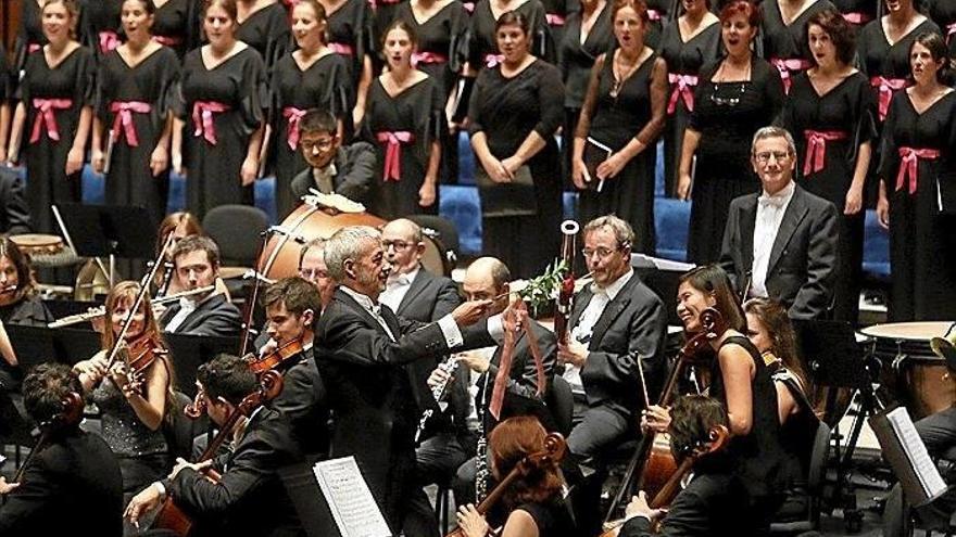 Concierto del Orfeón Donostiarra para recaudar dinero para Opus Lírica.