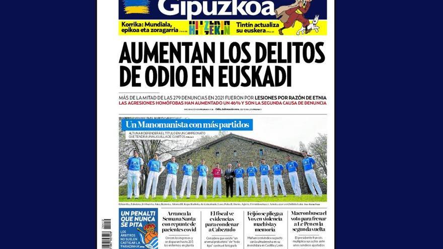 La portada de este martes, ya disponible