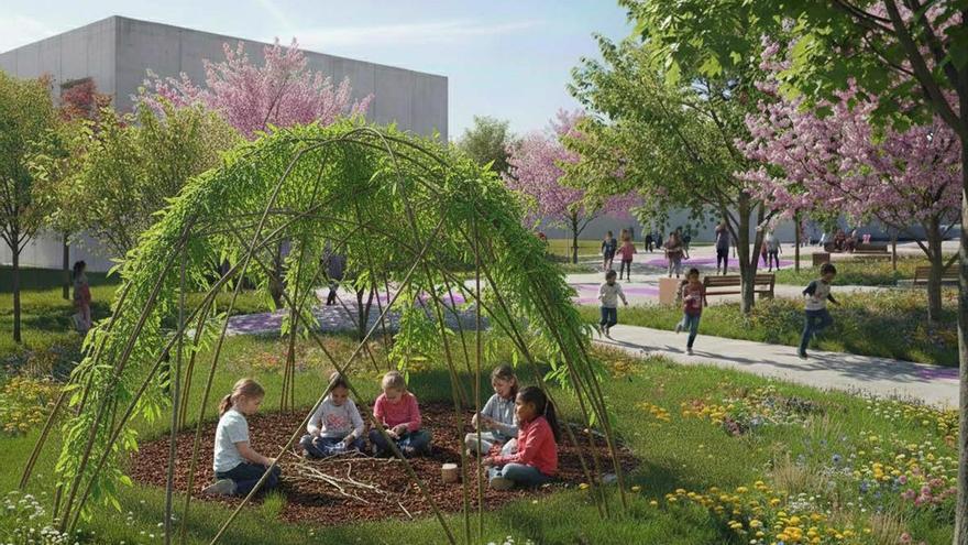 Pamplona renueva su compromiso con la renaturalización de patios escolares con una segunda convocatoria de apoyo al diseño y materialización de proyectos