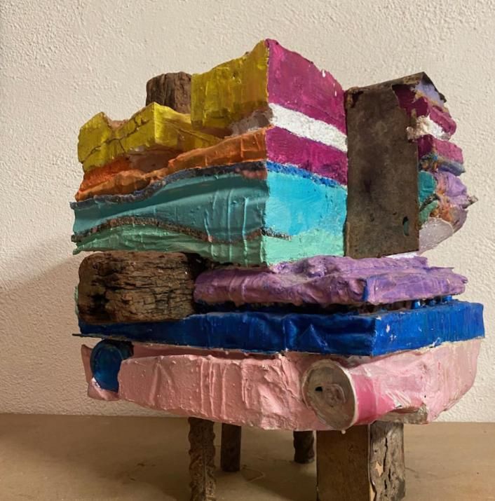 Una de las piezas creadas por Efrén en &#039;Abierto por derribo&#039;