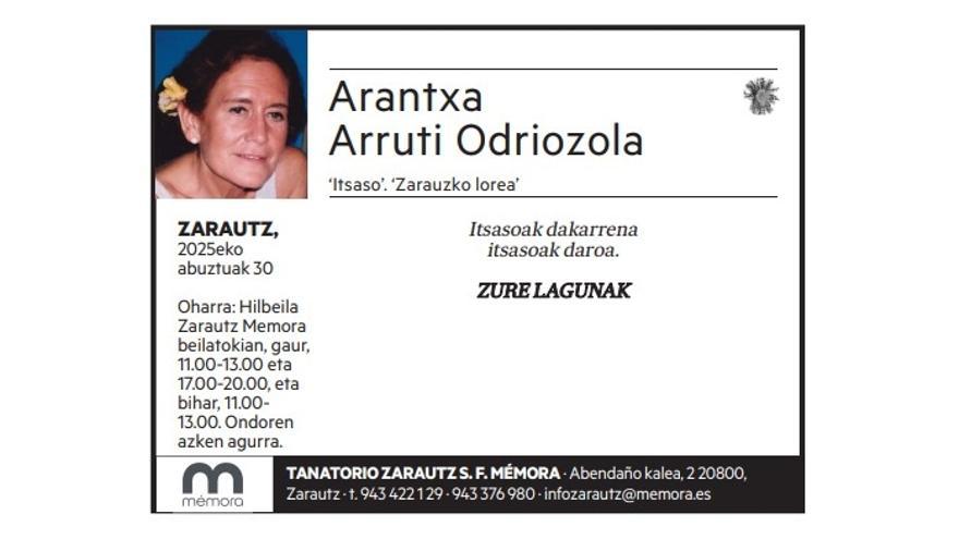 Arantxa Arruti Odriozola
