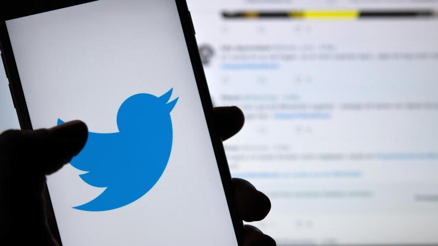 Logotipo de la plataforma de redes sociales de Twitter.