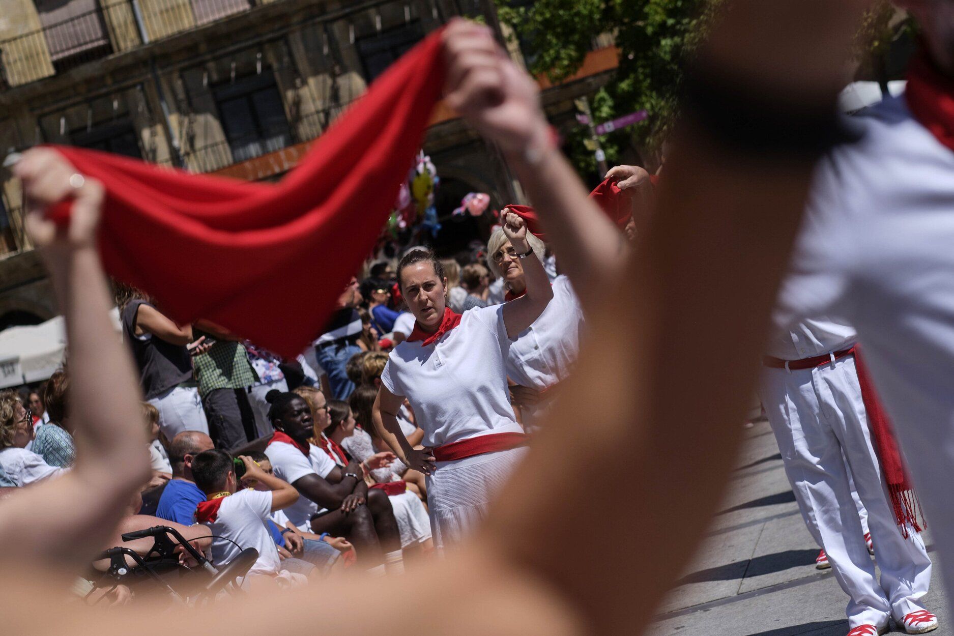Fotos del inicio de las fiestas de Estella-Lizarra