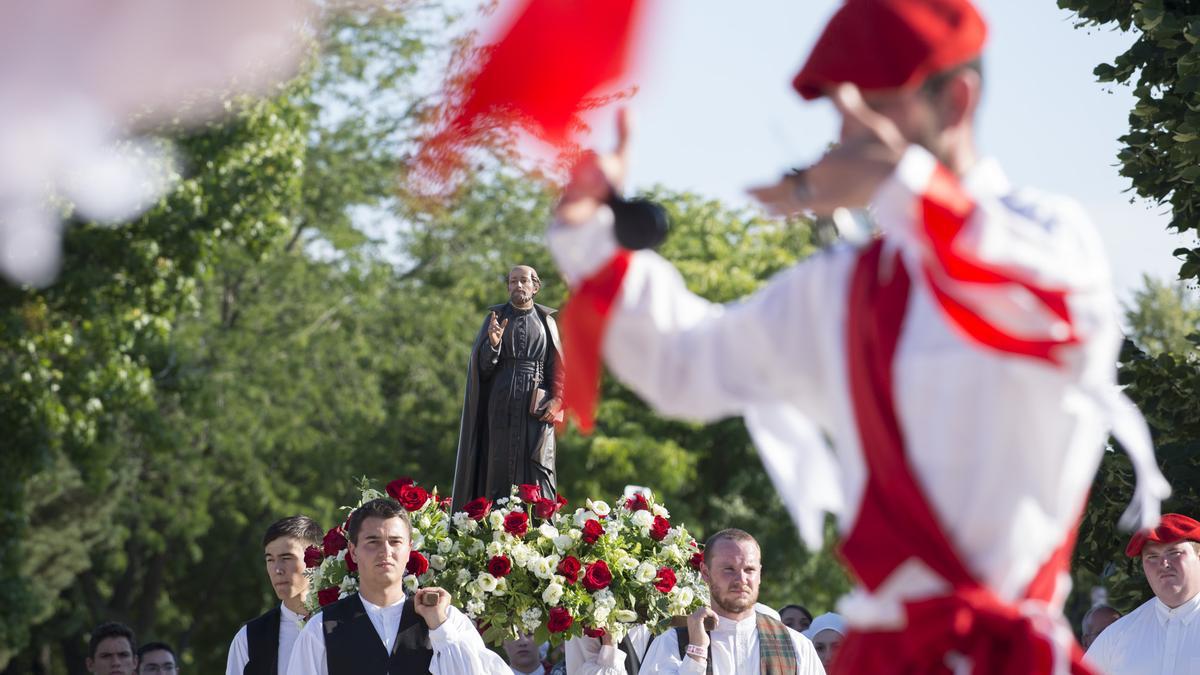 La celebración del Jaialdi siempre coincide con las fiesta de San Ignacio de Loyola.