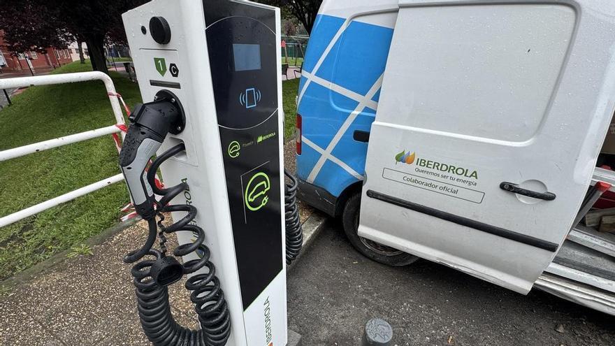 Ugao prepara un punto de recarga de coches eléctricos en Arandia