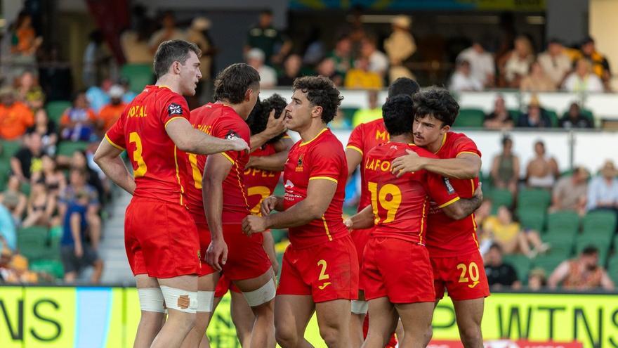La selección española de rugby 7 logra un bronce e