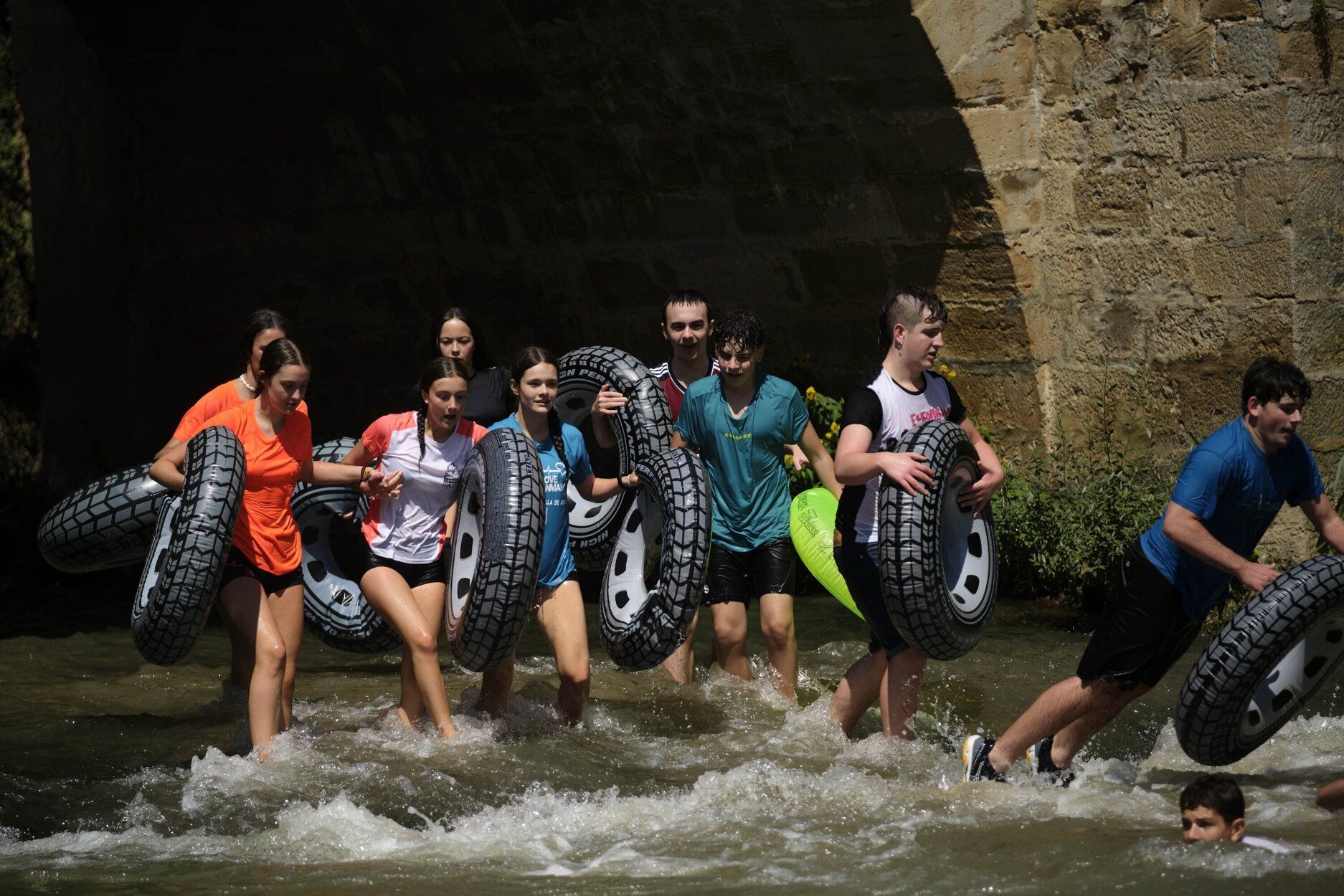 Fotos del inicio de las fiestas de Estella-Lizarra