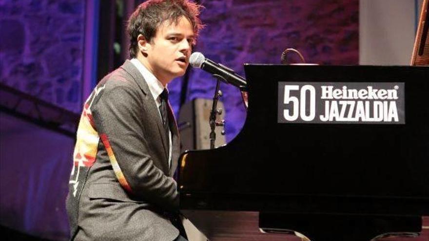 Jamie Cullum en la edición del Jazzaldia del 2015.