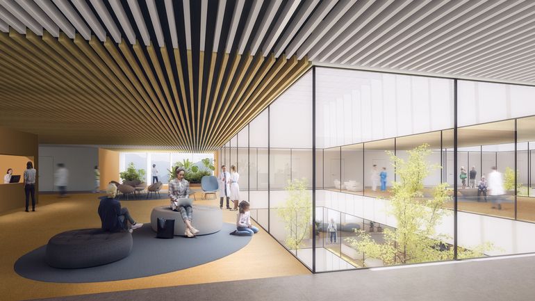 En imágenes: Las obras del nuevo edificio de consultas externas del Hospital de Basurto arrancan en octubre