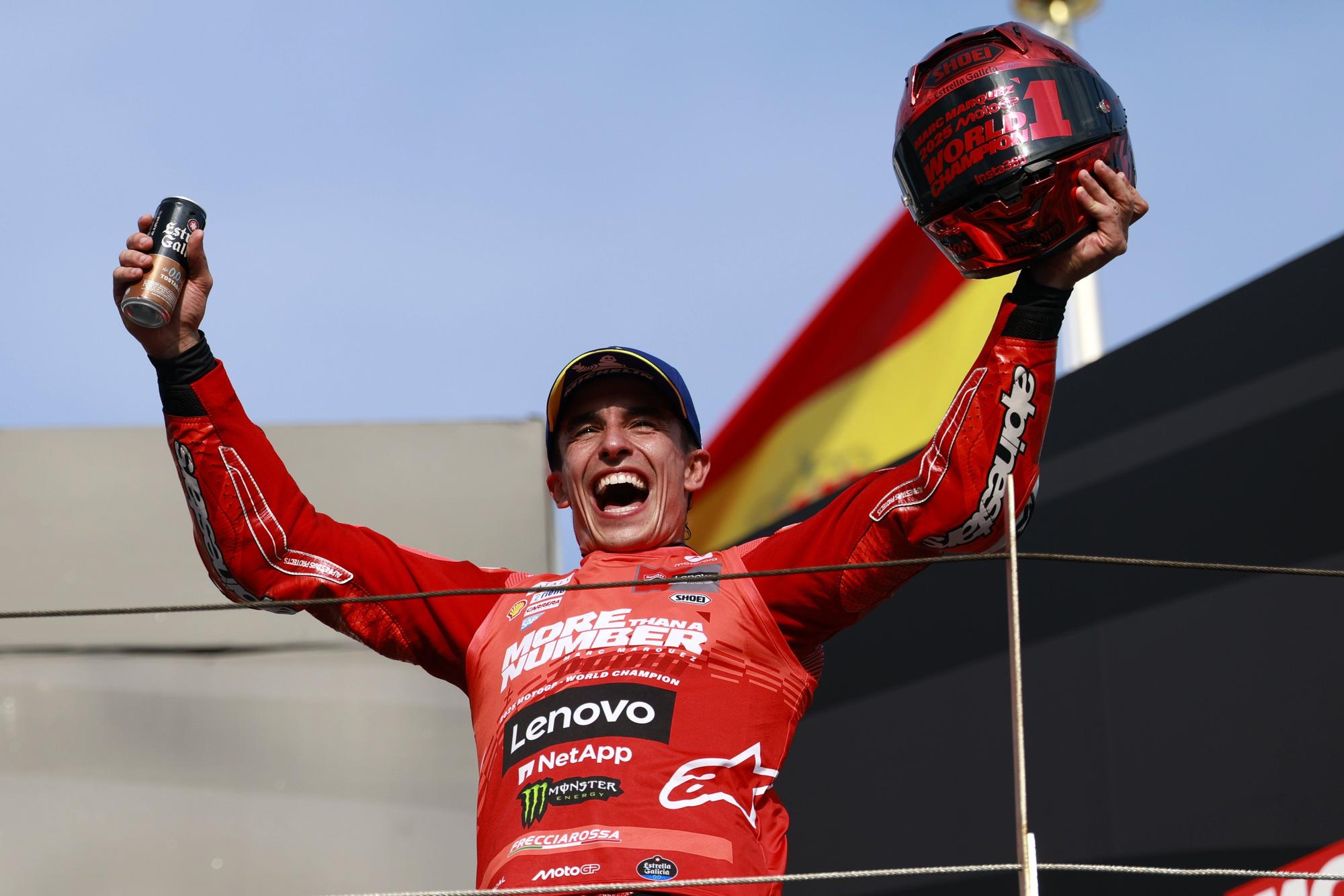 La victoria de Marc Márquez, en imagenes