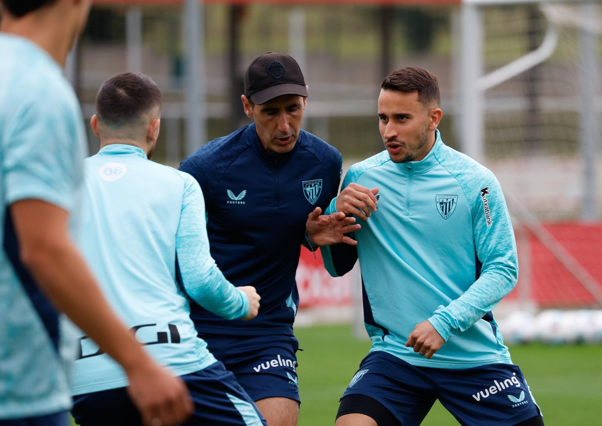 Entrenamiento del Athletic en Lezama