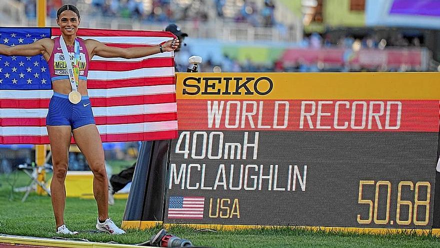 Exhibición de campeonato de la estadounidense McLaughlin