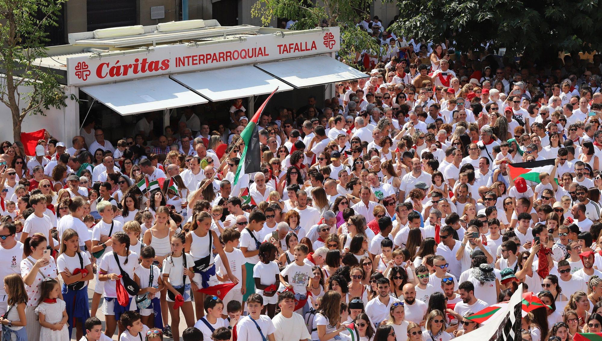 Fotos del chupinazo de Tafalla