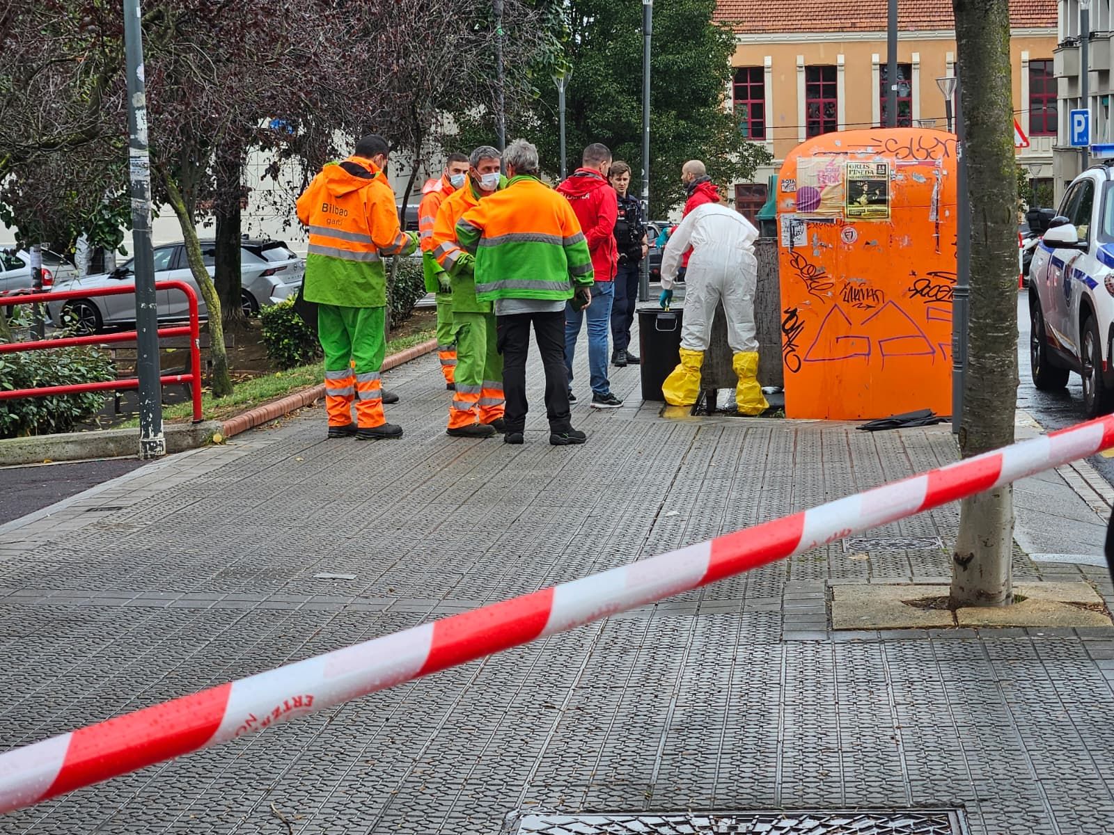 En imágenes: Matan a una persona con arma blanca en Bilbao