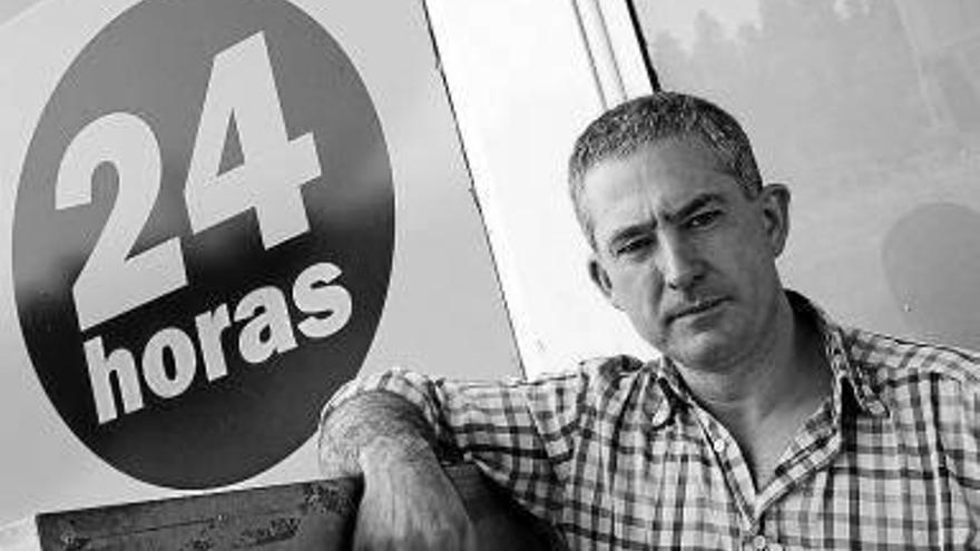 Iñaki Zozaya, empleado en la gasolinera de Villava.