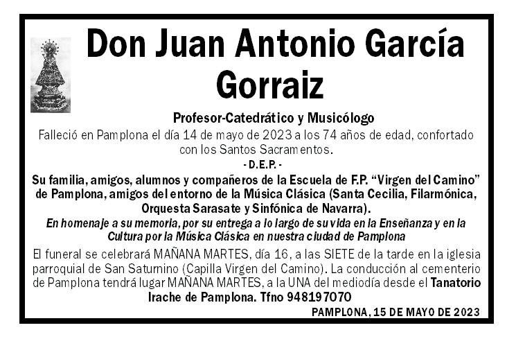 Juan Antonio García Gorraiz