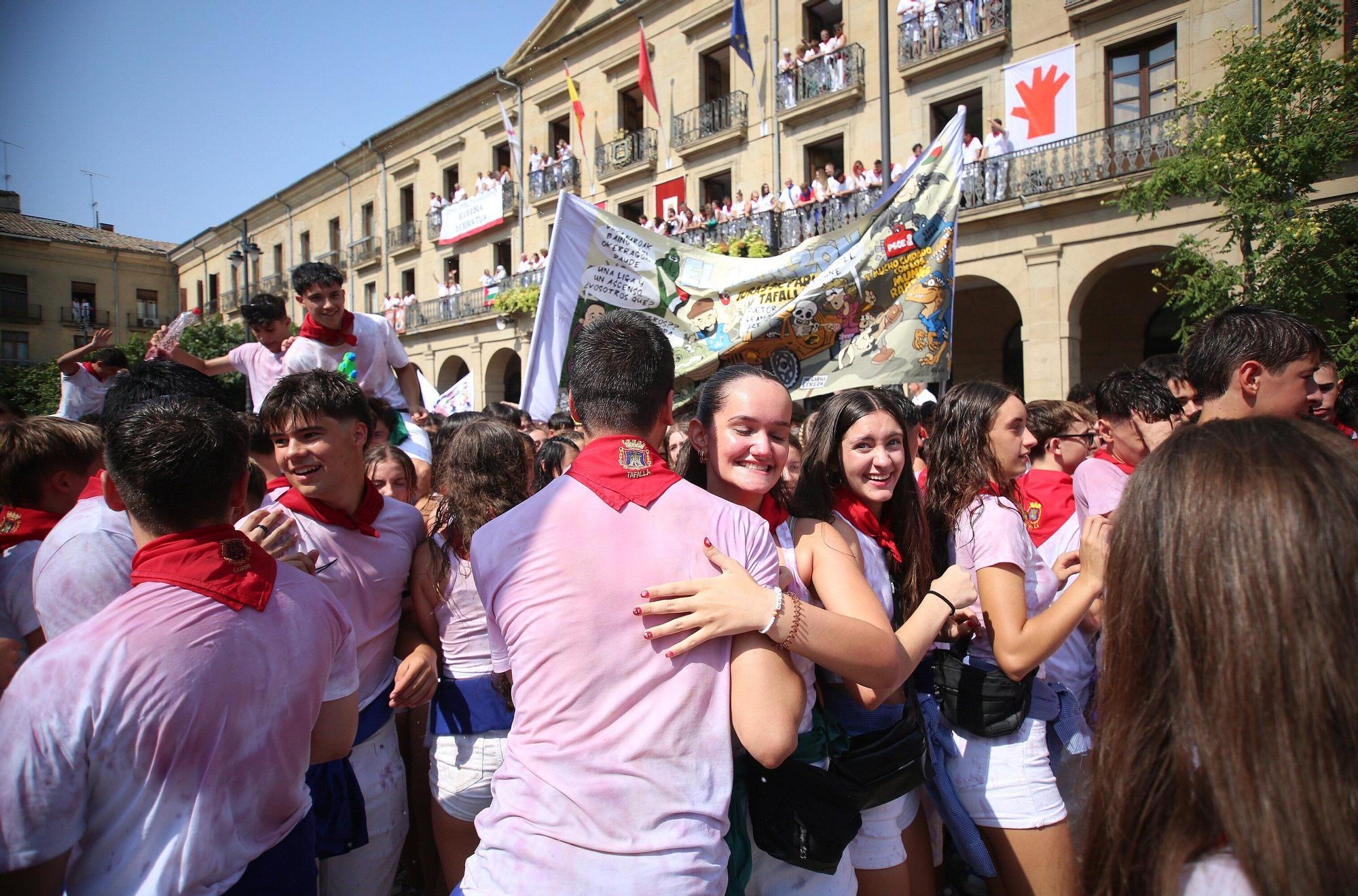 Fotos del chupinazo de Tafalla