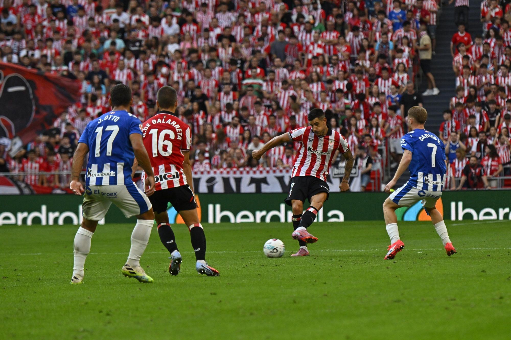 En imágenes: Así está siendo el derbi entre Athletic y Alavés en San Mamés