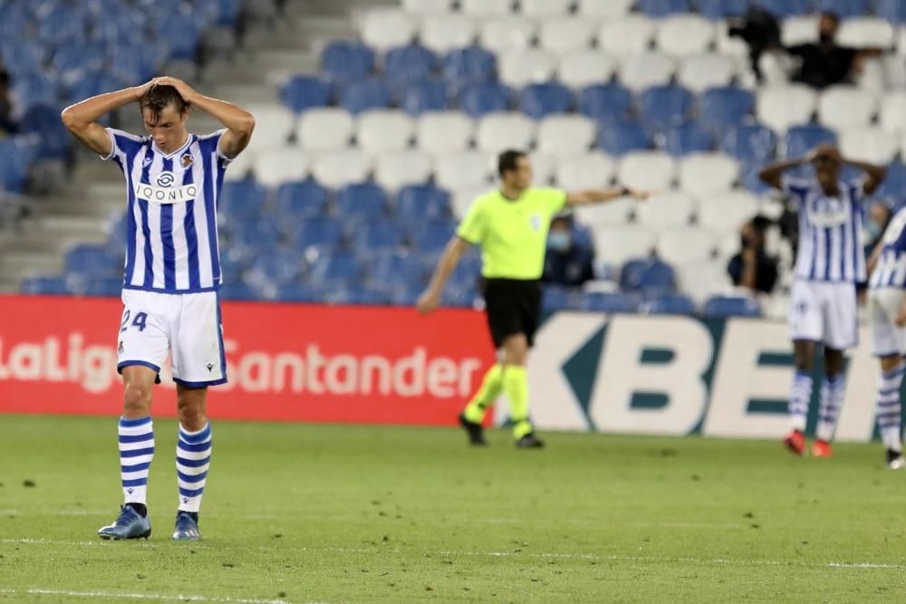 Partido disputado en Anoeta entre Real Sociedad y Real Madrid.